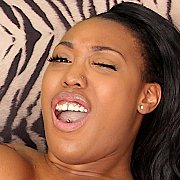 Ebony Slut Enjoys Pussy Pounding with Cher Adele